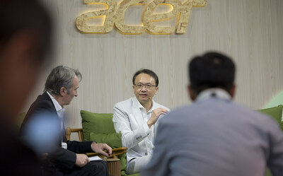  Acer Chairman and CEO Jason Chen shared the company's 