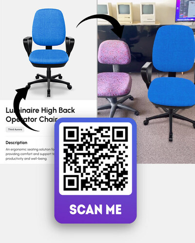 Scannable QR code to try augmented reality demonstration first-hand.