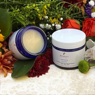 Smooth by Respect Wellness, promotes the skin's natural self-stabilizing capacity to brighten and reduce fine lines.