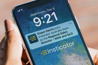 Insticator Australia Welcomes Owen Harris as Regional Sales Director.