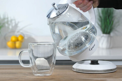 Capresso h2o plus glass water kettle hotsell