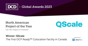 QScale's Q01 Facility Crowned North American Data Center Project of the Year at DCD Global Awards 2023