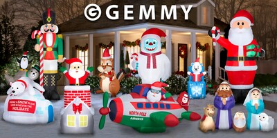 Decorate for Christmas with festive and fun Gemmy Airblown® Inflatables.