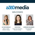 a360media Announces Addition of Senior Executives Including Liz Vaccariello as Editor in Chief of Its Women's Group, Cece Ryan as SVP Women's Group, and Lorraine Goldberg as VP of Audience
