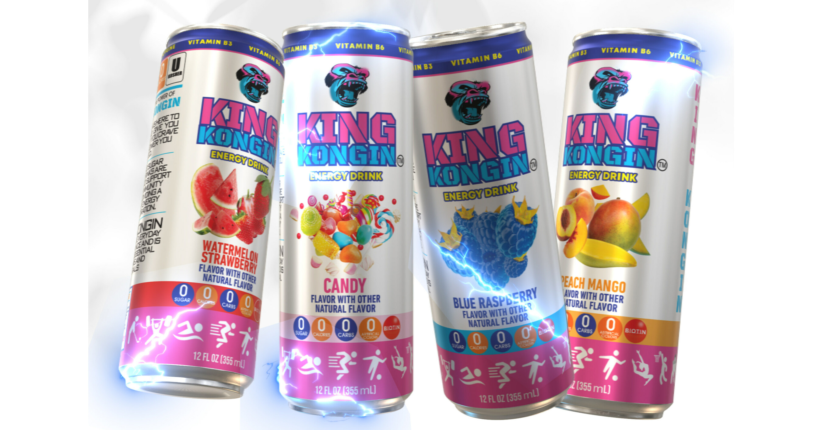 King Kongin Announces Launch of Best Energy Drink Flavors in the World