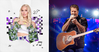 Gwen Stefani and Blake Shelton will perform back to back shows during Official Grand Opening Weekend at Great Canadian Casino Resort Toronto on May 3 and May 4, 2024. (CNW Group/Great Canadian Entertainment)