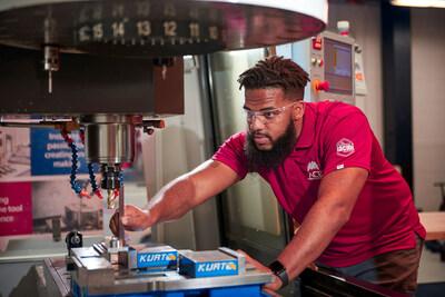 Adonis Summerville of Chicago is one of 7,000 people across the U.S. who has successfully engaged in America's Cutting Edge no-cost, online CNC machine tool training since the program launched in December 2020.