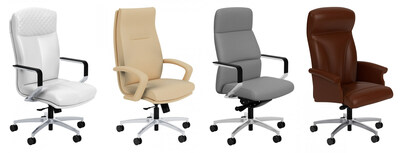 Leather Conference Room Chairs by Via Seating now available at Madison Liquidators