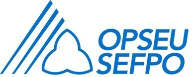 OPSEU/SEFPO logo in blue (CNW Group/Ontario Public Service Employees Union (OPSEU/SEFPO))