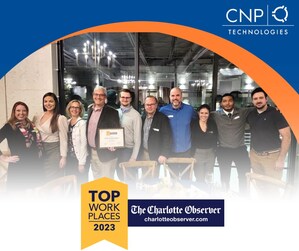 Charlotte Observer Names CNP Technologies a Winner of Charlotte Metro Area Top Workplaces 2023 Award