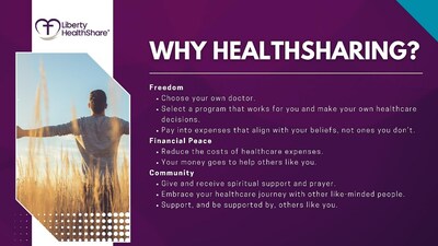 Healthsharing provides Christians with freedom, financial peace and community.