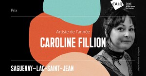 Caroline Fillion reçoit le Prix du CALQ - Artiste de l'année au Saguenay─Lac-Saint-Jean