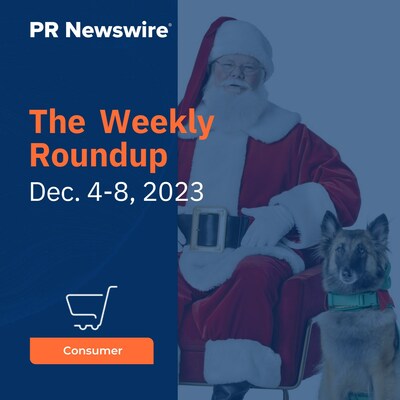 PR Newswire Weekly Consumer Press Release Roundup, Dec. 4-8, 2023. Photo provided by PetSmart. https://prn.to/3T6dwEz