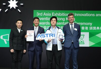 ASTRI was awarded the “The Gold Medal with the Congratulations of Jury” and “1st Prize of Geneva Inventions Award” for their innovative Smart Contactless Robot Charging (SCRC) technology. The invention could be implemented in smart production to optimise productivity and reduce labour costs.