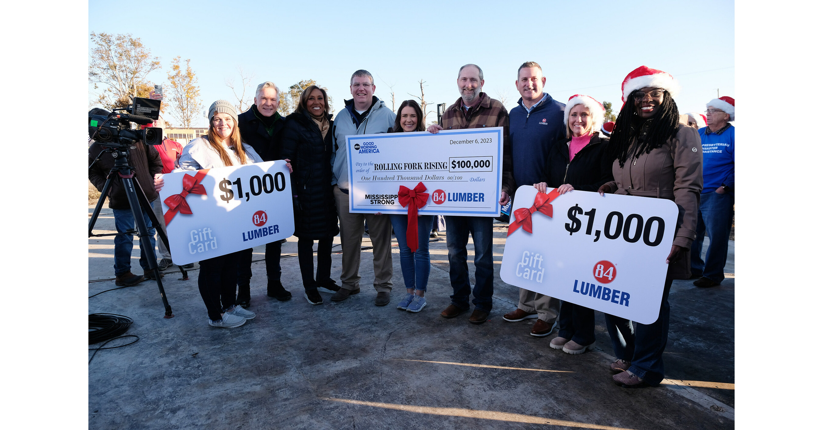 84 Lumber Donates $100,000 on 'Good Morning America' to Help Rebuild Rolling Fork, Mississippi - Vimarsana News