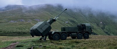 The ARCHER mobile artillery system, purpose-built to keep pace with fast moving land forces and deliver superior mobility, lethality, and survivability. (Credit: BAE Systems)