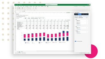 Jedox Excel Add-in dashboard