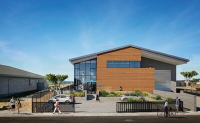 Building G beachfront rendering