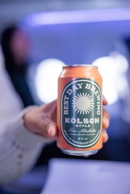 Starting this month, Best Day Kölsch will be complimentary in First Class and Premium Class and available for purchase in the main cabin service on Alaska Airlines flights where a full beverage service is offered.