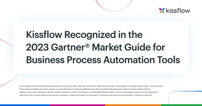 Kissflow Recognized in 2023 Gartner Market Guide