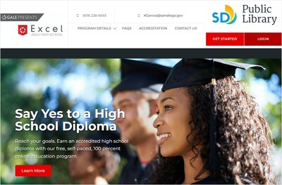 San Diego Public Library's Gale Presents: Excel Adult High School program.