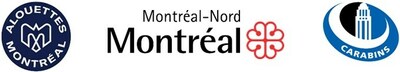Logo des Alouettes, de l'Arrondissement de Montral-Nord (Ville de Montral), et des Carabins (Groupe CNW/Arrondissement de Montral-Nord (Ville de Montral))