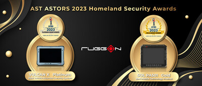 RuggON Recognized with Two AST ASTORS 2023 Homeland Security Awards