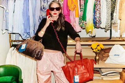 The Luxe Line demonstrates the simplicity of eBay’s consignment service and features items from the closet of Jenna Lyons, fashion designer and longtime eBay shopper. (Photo credit: Cass Bird) (PRNewsfoto/eBay Inc.)