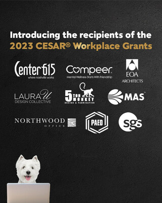 The CESAR brand is introducing the nine businesses receiving the first-ever CESAR Workplace Grants.