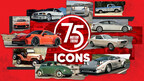 MOTORTREND CELBRATES DIAMOND ANNIVERSARY WITH CALL TO VOTE FOR THE SINGLE MOST ICONIC VEHICLE OF THE PAST 75 YEARS