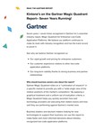 Seven years = seven times: Kintone recognized in Gartner Inc.’s essential industry report, Magic Quadrant for Enterprise Low-Code Application Platforms.