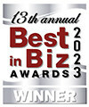 Best in Biz Awards 2023 silver winner logo