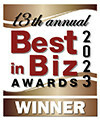 Best in Biz Awards 2023 bronze winner logo