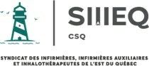 Logo SIIIEQ-CSQ (Groupe CNW/Syndicat des infirmires, infirmires auxiliaires et inhalothrapeutes de l''Est du Qubec (SIIIEQ-CSQ))