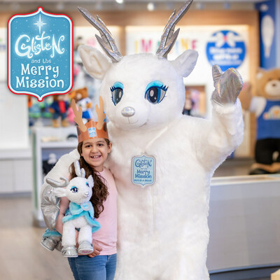 Children can meet a Glisten costumed character at select Build-A-Bear locations.