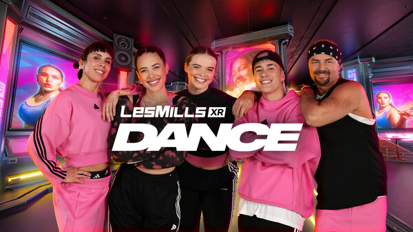 LES MILLS XR DANCE offers one-on-one coaching from a star-studded cast of dance professionals. (Left to right: Bianca Ikinofo, Dannielle Lally,  Summer Bradley, Meno Thomas and Gandalf Archer Mills)