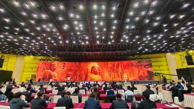 Experts talk about how 5G and other advanced technologies can empower cultural tourism at a sub-forum of the 2023 World 5G Convention in Zhengzhou. (Photo taken by ZHOU Weihai/S&T Daily)