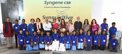 Commemorating Syngene International’s three decades of excellence, SYNQUIZITIVE – Children’s Science Quiz was held across three locations in 150 government schools in Bangalore, Dakshin Kannada and Hyderabad, reaching ~7500 students. This annual event was designed to inspire children in government schools to delve into scientific studies and consider future career paths. The event in Bangalore was graced by Dr. Tessy Thomas, DG Aeronautical Systems at DRDO; Dr. Vasudev Aatre, former head of DRDO; Ms. Kiran Mazumdar Shaw, Syngene’s non-executive chairperson; Mr. K Thigarajan, Executive Vice Chairman, Agastya International Foundation and Dr. Anupama Shetty, Mission Director at Biocon Foundation.