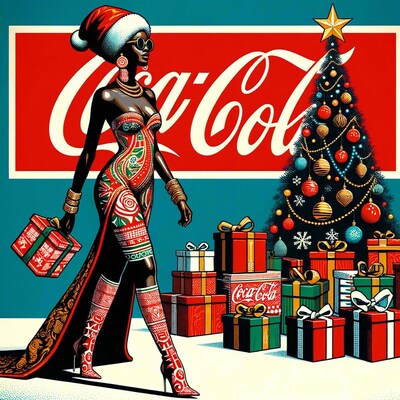 Supermodel and inclusivity advocate, Winnie Harlow, is leveraging the power of AI to create inclusive holiday cards for friends and family across the world, with Coca-Cola’s Create Real Magic tool, and encourages people to create their own unique cards.