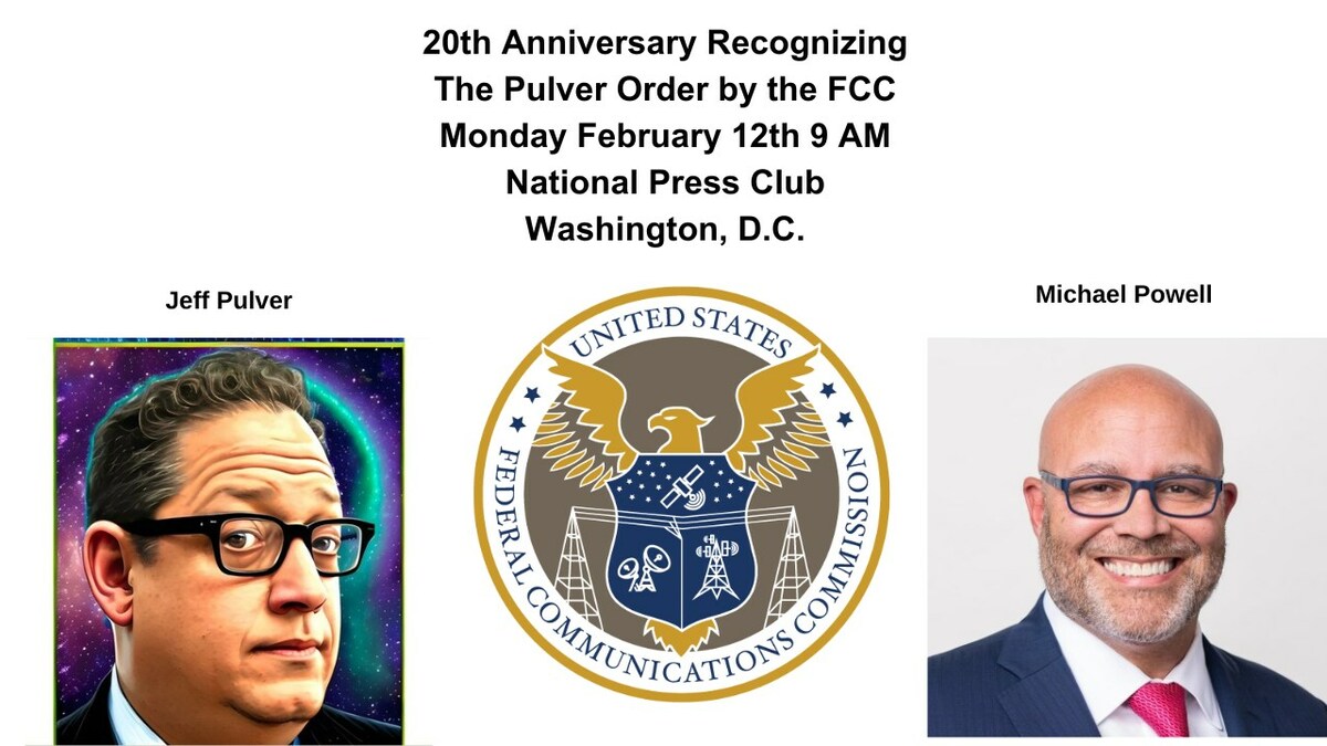 20th Anniversary of the Pulver Order: Celebrating Two Decades of VoIP Innovation at the National Press Club Monday, February 12, 2024 - Vimarsana News