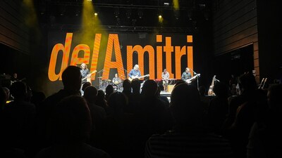 Del Amitri perform live on tour with new BDC drum kit, Photo Credit Marc Chauvin