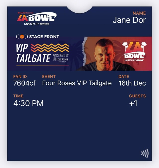 Stage Front is the Official Hospitality Partner for the Starco Brands LA Bowl Hosted By Gronk on December 16 - Vimarsana News