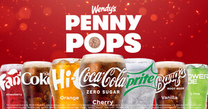 Penny Pops: Wendy's Fans Can Pay a Penny and Fill Their Cup with a Coca-Cola Freestyle® Drink Daily Starting Dec. 13
