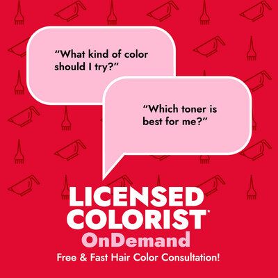 This free, innovative, and fast digital consultation service is empowering individuals to color their hair with confidence thanks to trusted recommendations from licensed professionals.