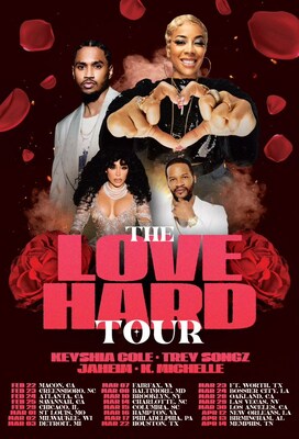 Keyshiia Cole, Trey Songz, Jaheim, and K. Michelle, The Love Hard Tour