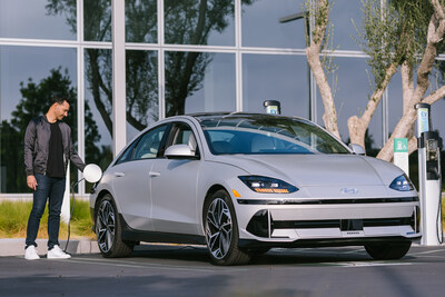 The IONIQ 6 is photographed in Irvine, Calif. on July 5, 2023.