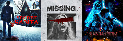 Cineverse releases Holiday Horror Film trio on Screambox.