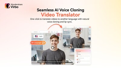 Wondershare Virbo Unveils AI-Powered Video Translator: Bridging Language Divides with Innovation