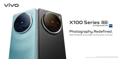 vivo announced the international debut of X100 and X100 Pro. (PRNewsfoto/vivo)