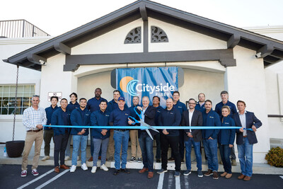 Cityside Fiber celebrated the lighting of its first customers with a ribbon cutting at the Dana Point Chamber of Commerce, Dana Point, CA.